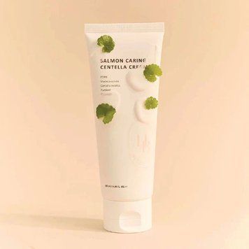 Ревіталізуючий крем для обличчя HEVEBLUE Salmon Caring Centella Cream
